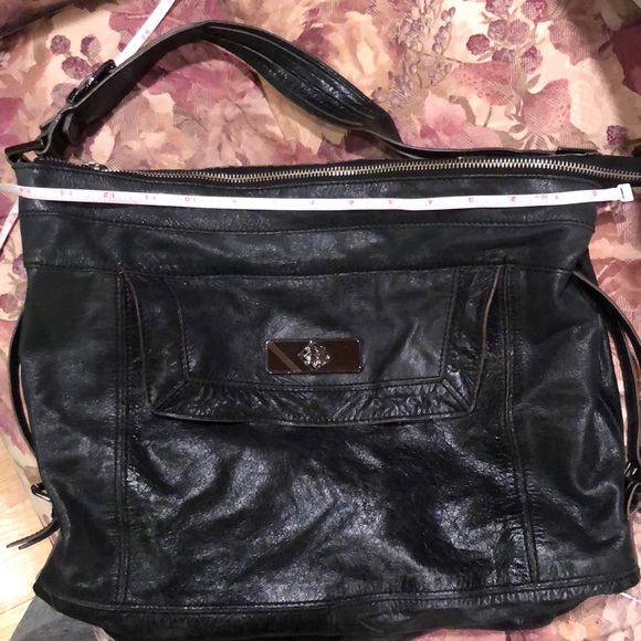 BCBGMaxAzria Black Leather Hobo Bag - Picture 16 of 16
